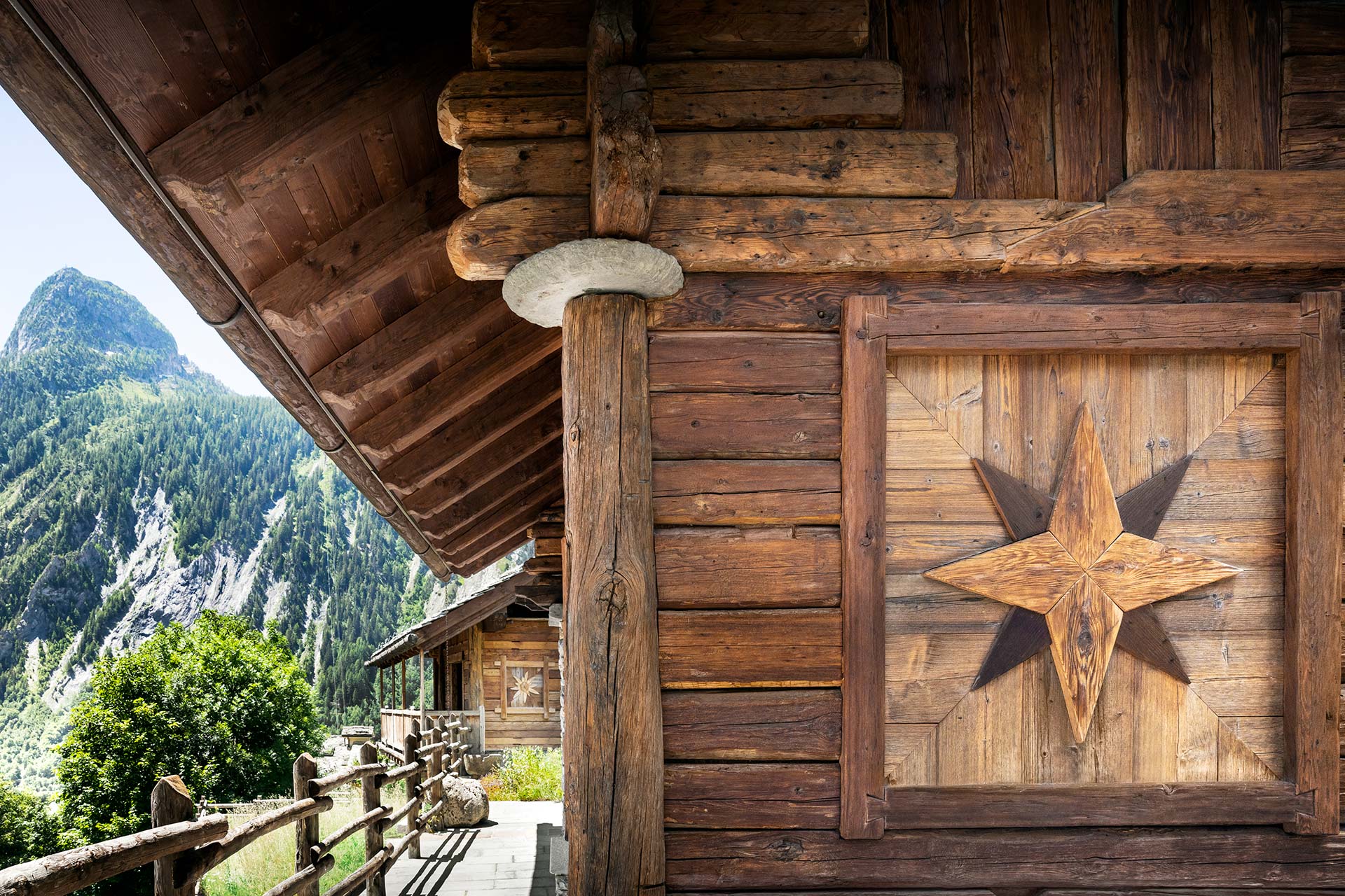 chalet in legno courmayeur