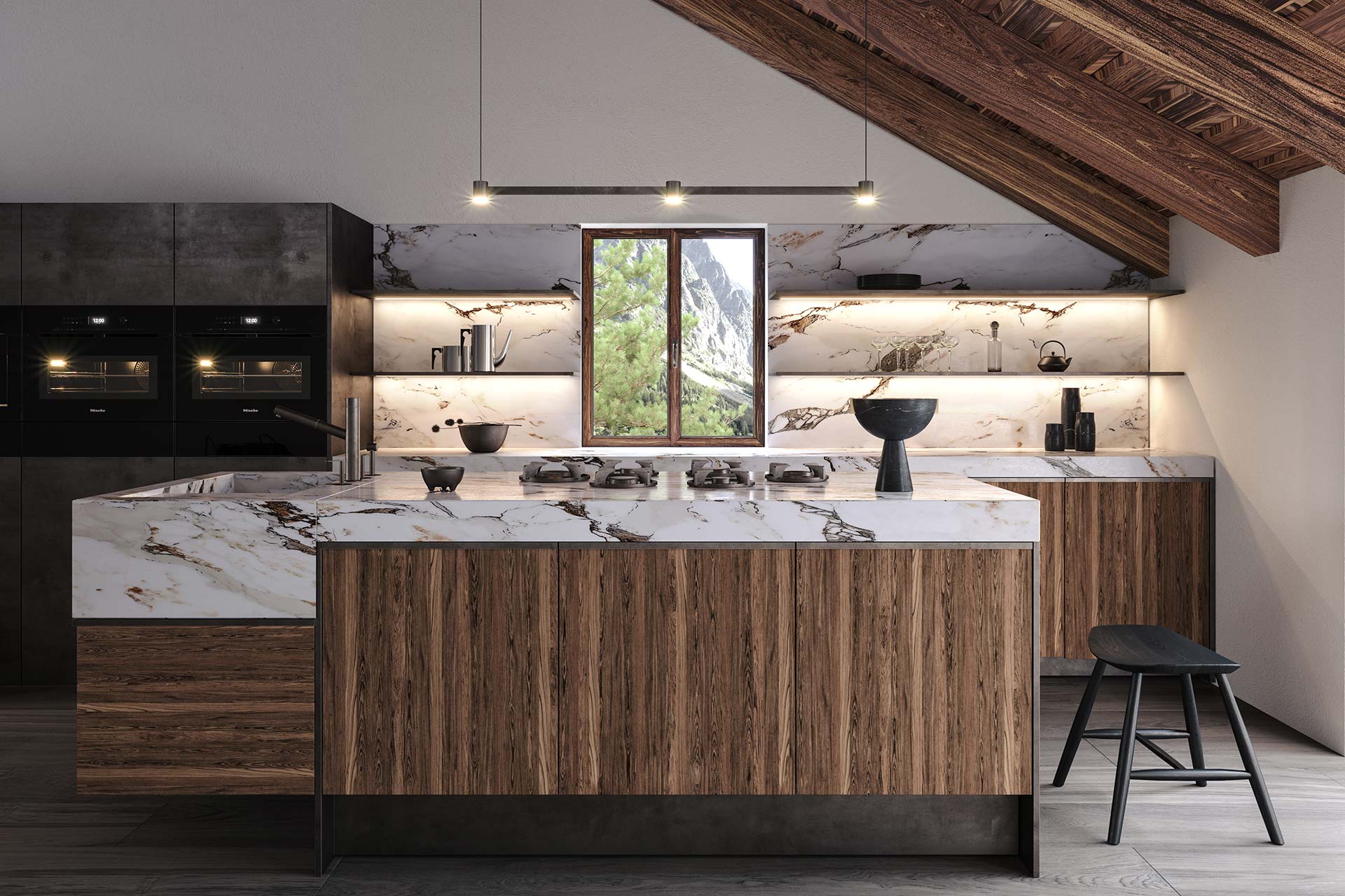 Chalet con cucina Courmayeur